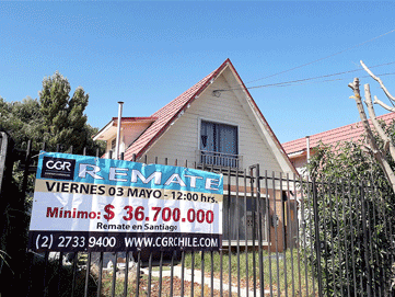 Remate Casa en Villa Alemana