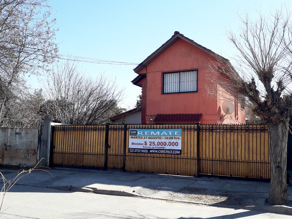 Remate Casa en Los Andes | Remates CGR | Subastas y Remates de Chile