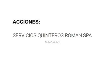 Remate 50 Acciones Sociedad Servicios Quinteros Roman SpA