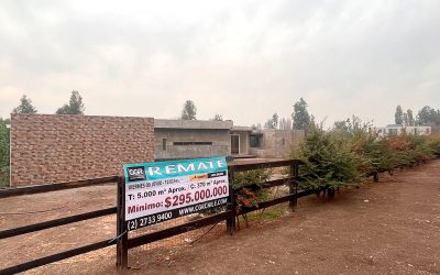 Remate Parcela con Casa en Construcción en Chicureo