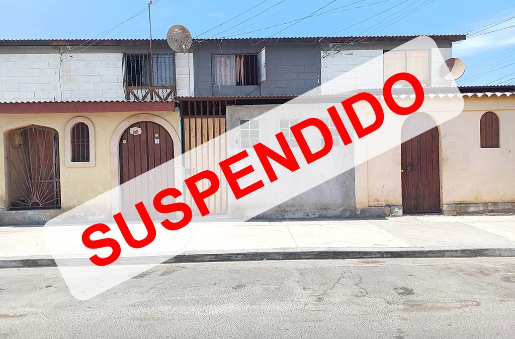 Remate Casa en Arica-Las Tranqueras (SUSPENDIDA)