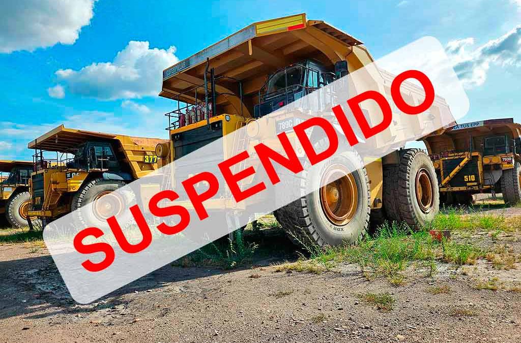 Subasta de Maquinaria Industrial y Minera (Colombia) – SUSPENDIDO