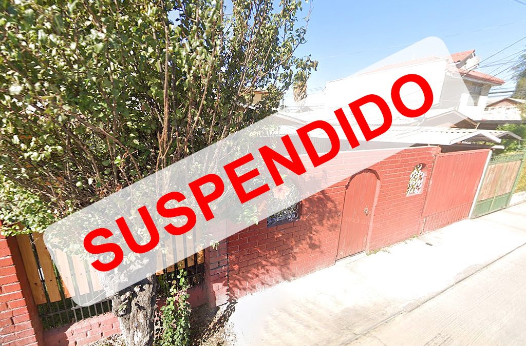 Remate Derechos en Maipú (SUSPENDIDO)