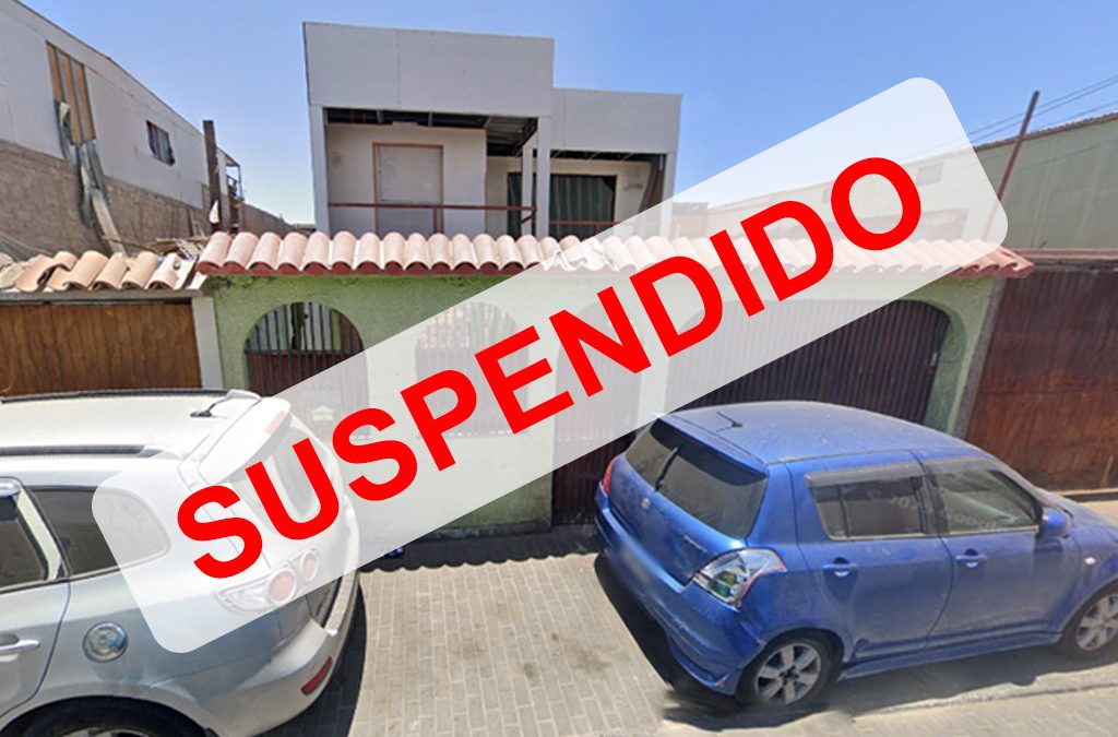 Remate Casa en Alto Hospicio (suspendido)