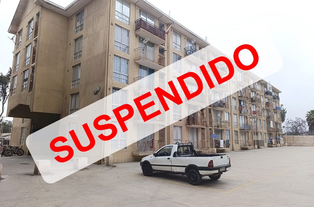 Remate Depto. en Copiapó SUSPENDIDO