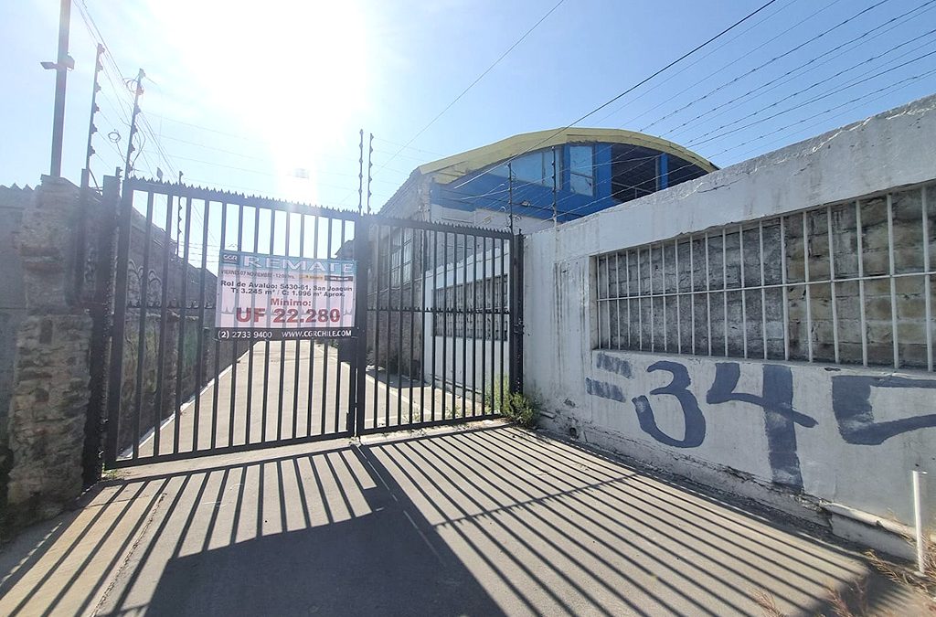 Remate Propiedad Industrial en San Joaquín