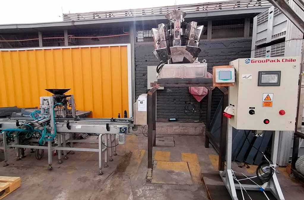 Remate Maquina Multicabezal con Mesa de Envasado y Panel de Control