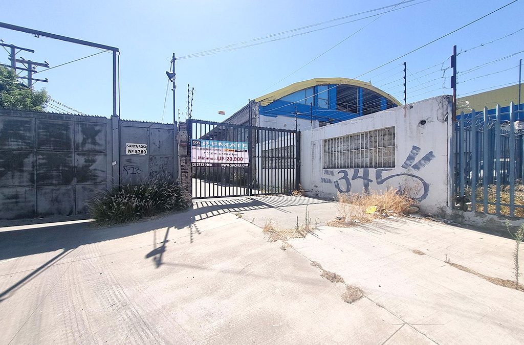 Remate Propiedad Industrial en San Joaquín