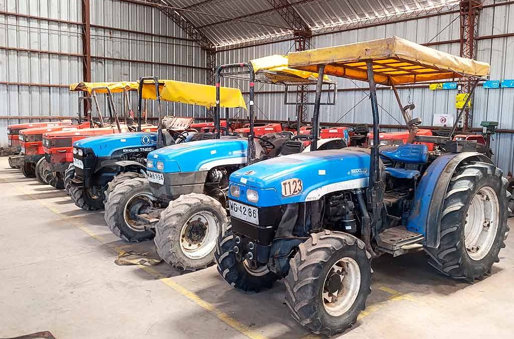 Remate Agrícola, 17 Tractores, 9 Motos, 4 Cosechadoras, 1 Motobomba