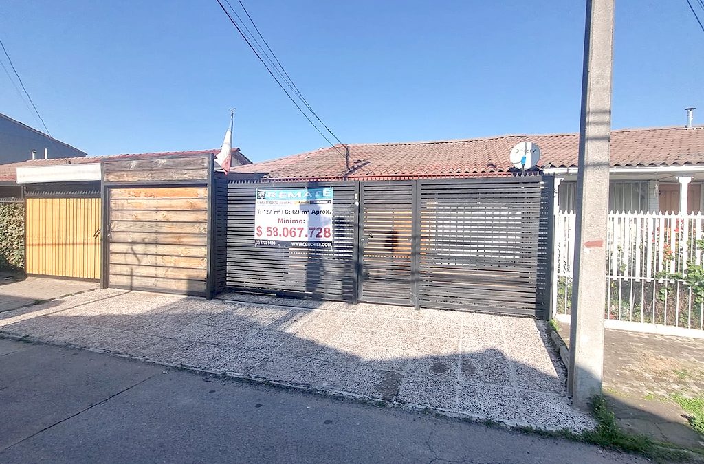 Remate Casa en Maipú – Pje. Cactus Nueve