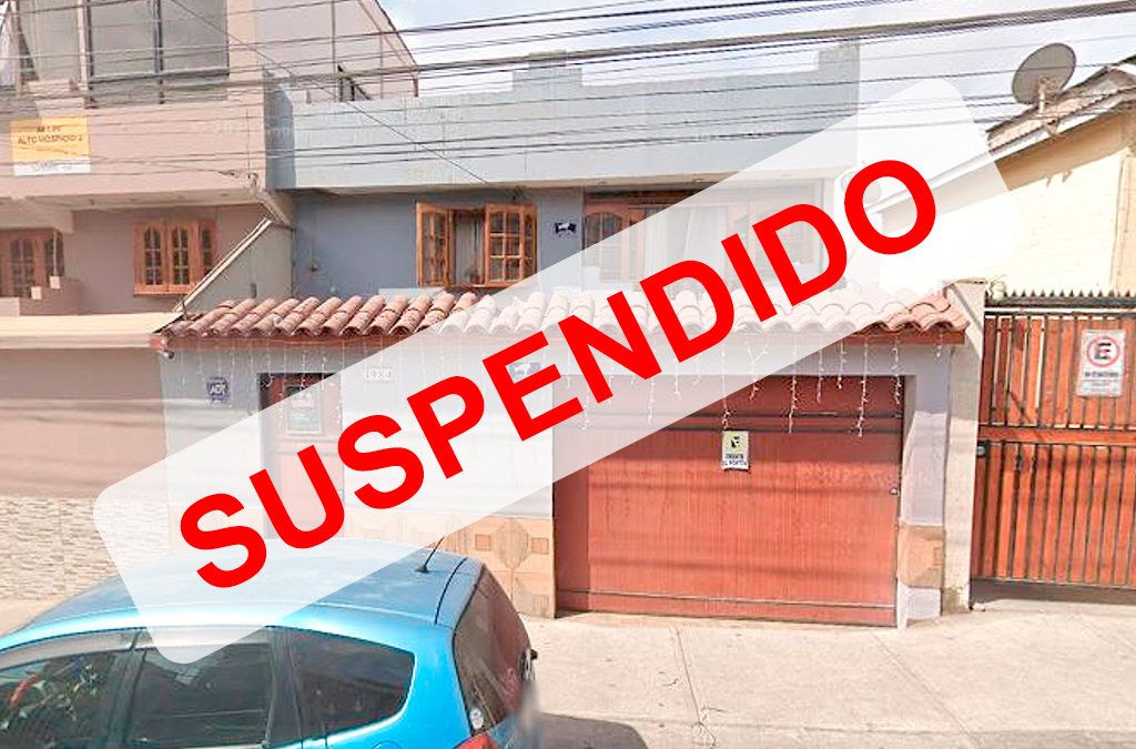 Remate 50% Derechos en Alto Hospicio SUSPENDIDO